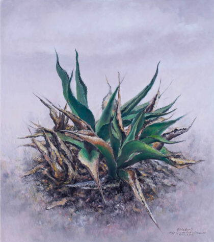 cuadro Magueyes del autor Hector Cruz G.