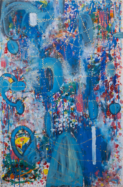 Obra del artista Dorian Soto Black holes becoming stars