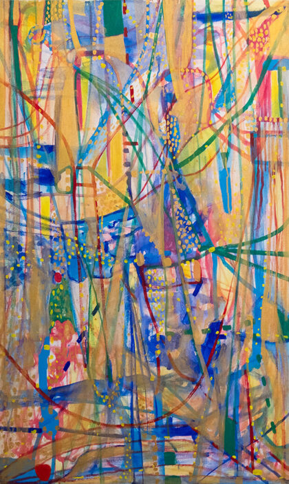 Obra del artista Dorian Soto Ciudad de oro II