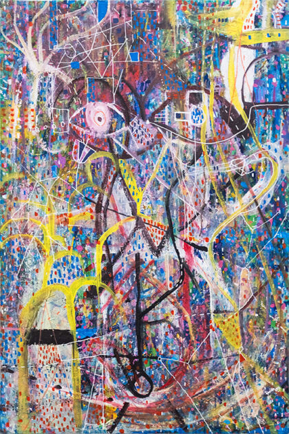 Obra del artista Dorian Soto Cuervo Devorando Saturno