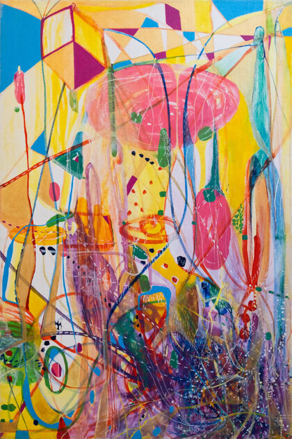 Obra del artista Dorian Soto Geometría sagrada y orgánica
