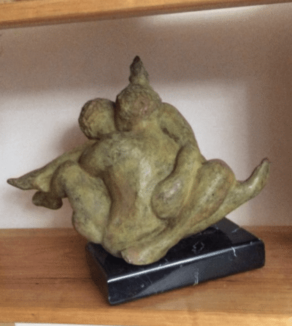 escultura gondola de la autora Olivia Guzman