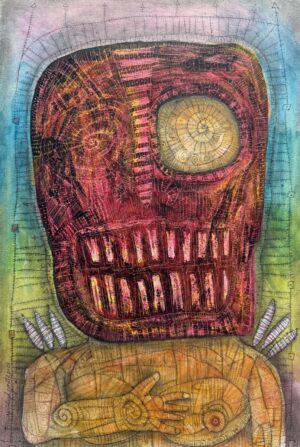 Serie calacas “El rojillo”