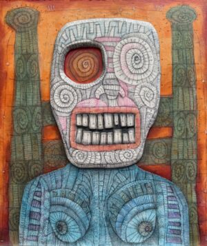 Serie calacas “La muerte en azul”